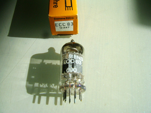 Siemens ecc83 12ax7 - x, röhre