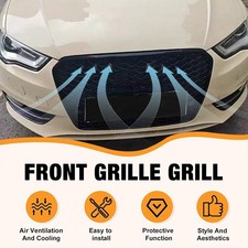 Glanz Schwarz Wabendesign Kühlergrill Für Audi A3 8V 2012 2013-2016 Nicht RS3