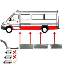 Reparaturblech Satz Links für