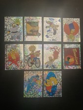 10x THE SIMPSONS Panini Sticker Aufkleber Vintage A, B, C, D, E, F ,H, I, J & K