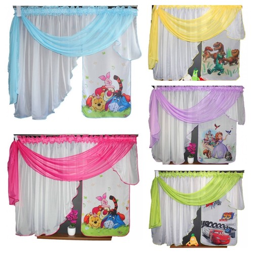 Tolle kinder voile vorhänge - voile,