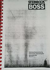 Steinbock Gebrauchsanweisung - Fahrersitz-Gabelstapler - Baureihe RH Mark VA-1