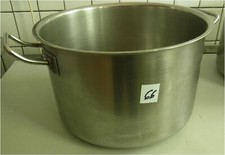 Edelstahl Kochtopf 23,4 Liter, ohne Deckel, gebraucht, (66)