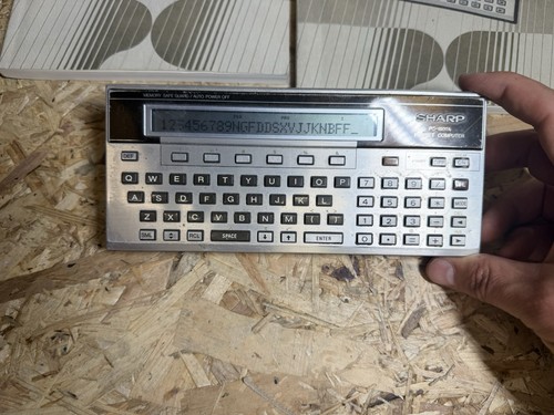 Sharp 1500a pocket computer - sharp, pc-1500a