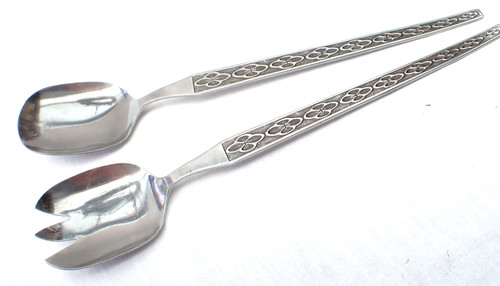 Vintage salat besteck - salat, 60/70er