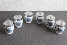 6 Stück Royal Worcester Egg Coddler / Eierbecher, made in England!