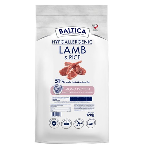 Baltica adult lamm mit - adult, reis
