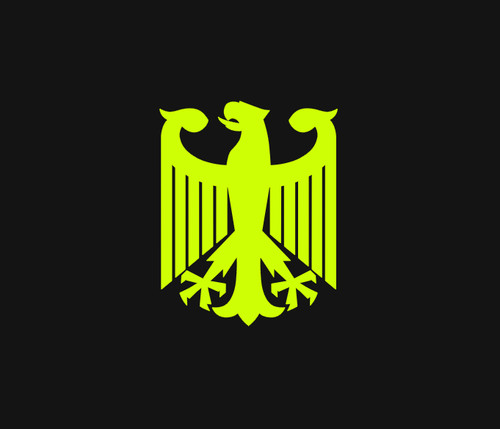 Neon aufkleber adler - neon,