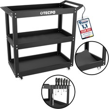 TECPO WERKZEUGWAGEN 300 kg WERKSTATTWAGEN MONTAGE-WAGEN ROLLWAGEN TRANSPORTWAGEN