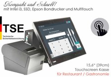 TSE GASTRO KASSENSYSTEM TISCHVERWALTUNG MIT15,6" 39cm TOUCHSCREEN + DRUCKER KA47