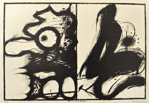 Arnulf rainer grün - rainer, blau