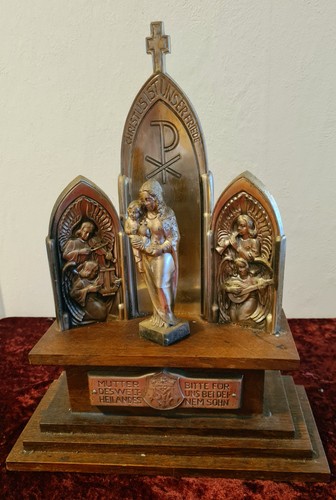 Antiker hausaltar madonna und - antiker,