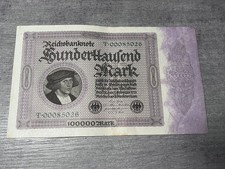 Notgeld Schein 100000 Mark
