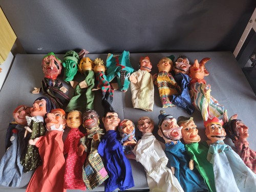 Handpuppen vintage kasperle - vintage,