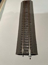 H0 Gleise im Schotterbett, 13 gerade Gleise  + 1 Weiche