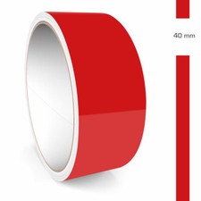 Zierstreifen 40mm 10 Meter Rot