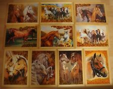 10x Baltischer Bernstein Bild Pferde Herde Horse Amber Tiere Natur Wald Berg  #3