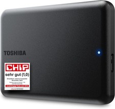 Toshiba Canvio Basics 1TB 2,5 Zoll externe Festplatte, USB 3.2, Schwarz