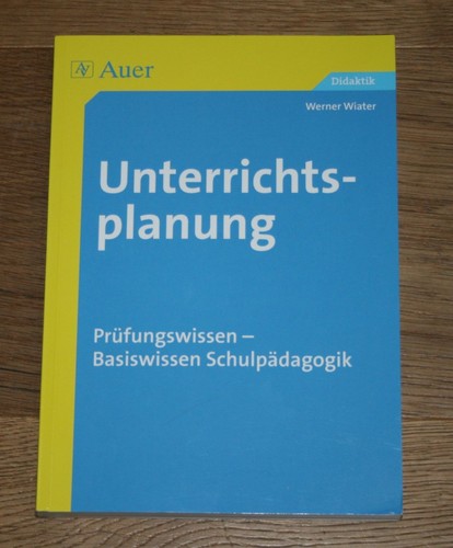 Unterrichtsplanung