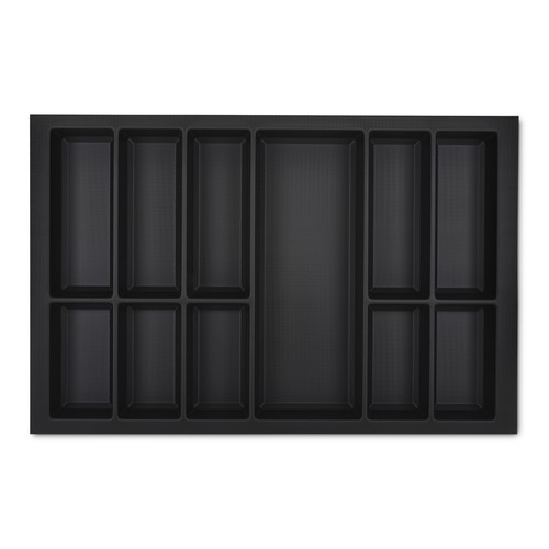 Besteckeinsatz 800 schwarz - besteckeinsatz,