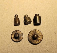 Bodenfund, 5 winzige Apothekergewichte