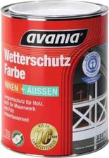 €8,53L   3,75 L   Avania Wetterschutzfarbe Acryl moosgrün außen Langzeitschutz