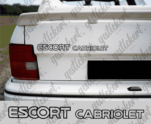 Cabriolet aufkleber passend - 1x,