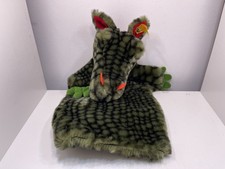Steiff Tier 253836 Handpuppe Drache 34 cm. Top Zustand 