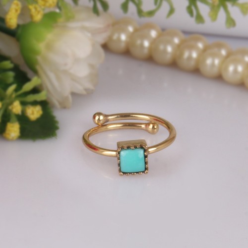 Verstellbarer ring aus echtem - ring,