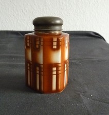 alte  Carstens Gräfenroda Art Deco Bauhaus Design Spritzdekor Dose Teedose 30er