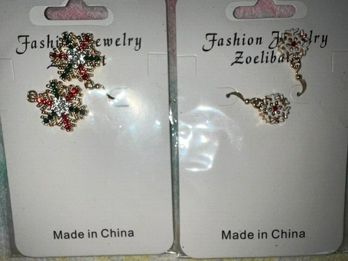 Paar modeschmuck ohrringe - 2,
