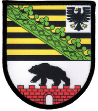?? SACHSEN-ANHALT WAPPEN "Aufnäher"Patch/Madgeburg/Harz/Stendal/Halle/Dessau