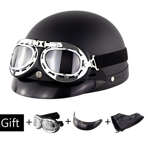 Schwarz motorrad helm - helm, retro