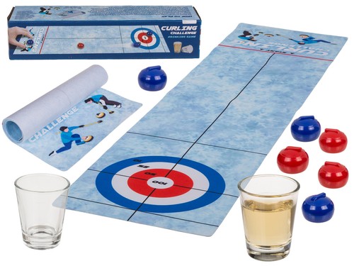 Tisch curling tischtrinkspiele - tisch-curling,