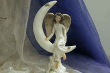 Engelmädchen mit Mond Engel