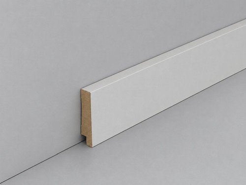 Sockelleiste weiß 70 mdf - sockelleiste, 12