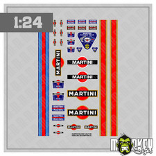 Martini Design Aufkleber Set