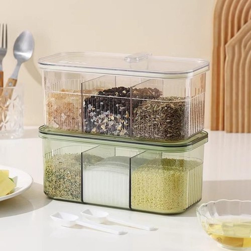 Transparentes gewürzglas set - transparentes,