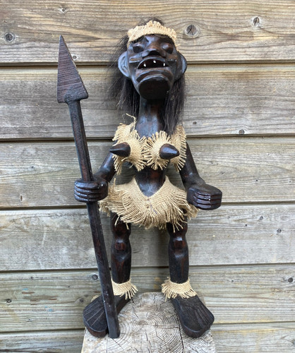 50cm asmat schutzgeist holz - asmat,