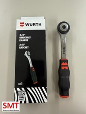 WÜRTH ZEBRA 3/8" Umschaltknarre Ratsche Knarre Profi Werkzeug Feinverzahnt