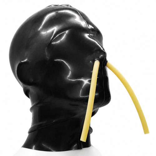 Latexmaske nasenschlauch - latexmaske,