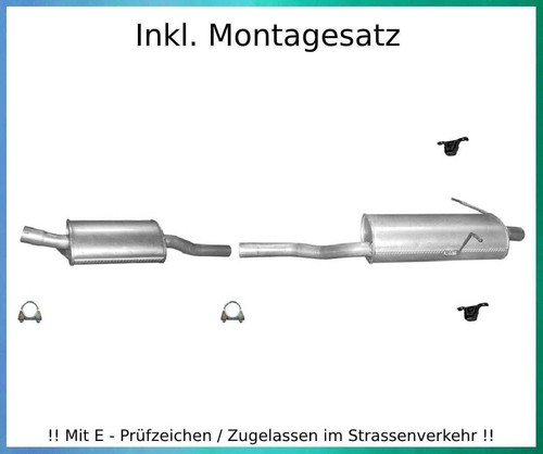Auspuffanlage für bmw e46 - auspuffanlage,