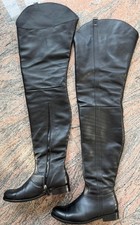 FERNANDO BERLIN CHAPSTIEFEL OVERKNEESTIEFEL (MODELL 605) LEDER SCHWARZ GR. 42