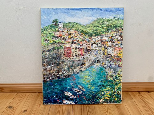 Riomaggiore küste italien - riomaggiore,