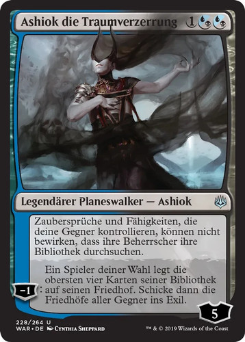Mtg magic the - magic, ashiok