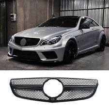 für Mercedes AMG LOOK Grill E-KLASSE W207 C207 A207 GLANZ SCHWARZ Mopf 13-16