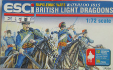 1:72 Kunststofffiguren ESCI britische leichte Dragoner Art Nr P230