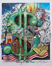Charles Fazzino RUNNING OF THE