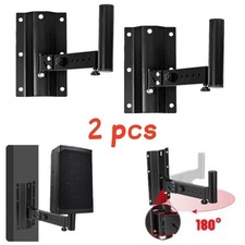 2x Lautsprecher Wandhalterung Boxen Halter Halterung Wandhalter neigbar drehbar