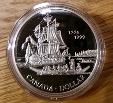 1 Dollar Canada 1999 Silber PP